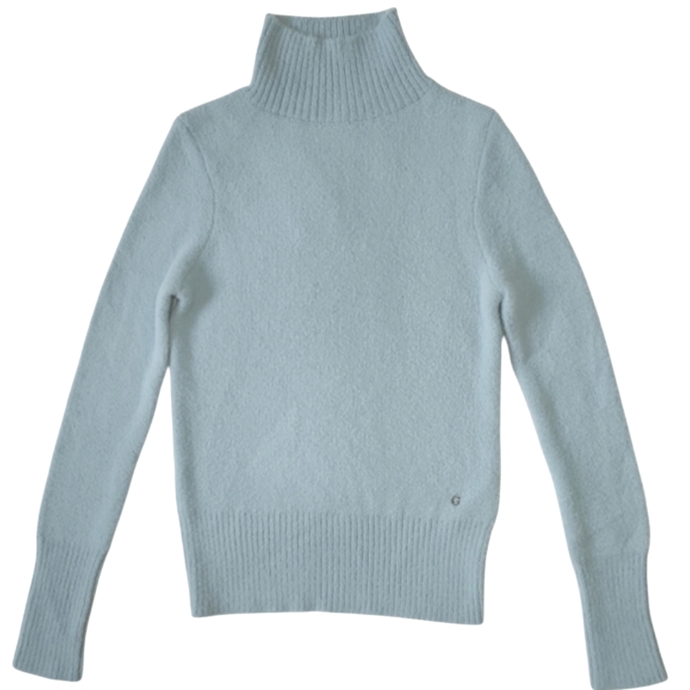🎁 GUESS 'Marion' Blue Soft Turtleneck  Sweater - Picture 9 of 10